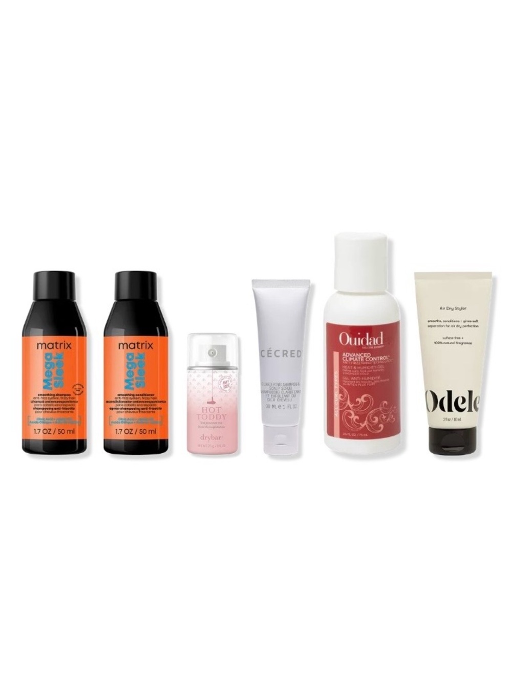Travel Hair Set - Matrix, Ouidad, Drybar, Cecred, Odele